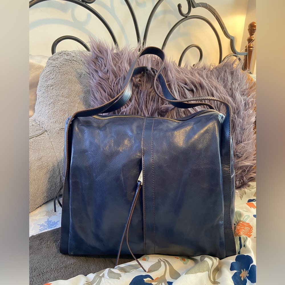 HOBO | Blue Leather Tote